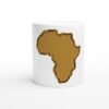 Mug Africa in Gold, silhouette du continent