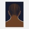Affiche Nuque, tresses vues de dos — vue 4