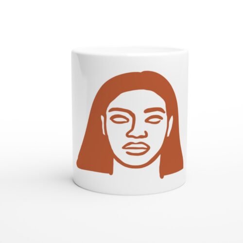 Mug Woman in Lines, trait continu