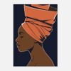 Affiche Le Port de Tête, profil au foulard — vue 2