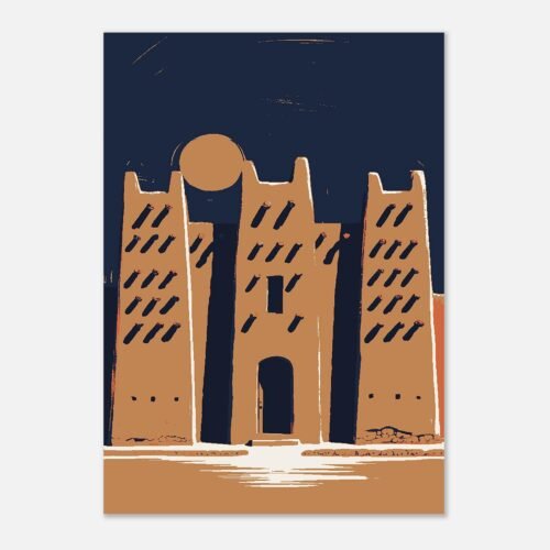 Affiche Terre de Banco, façade du Sahel — vue 2