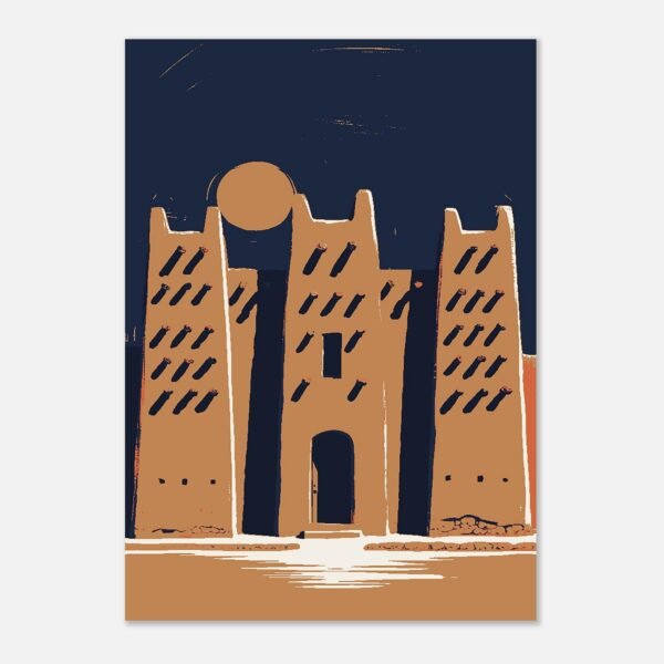 Affiche Terre de Banco, façade du Sahel — vue 2