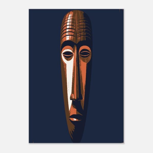 Affiche Le Long Masque, présence verticale — vue 4