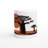 Mug Baobab Sunset, paysage de savane