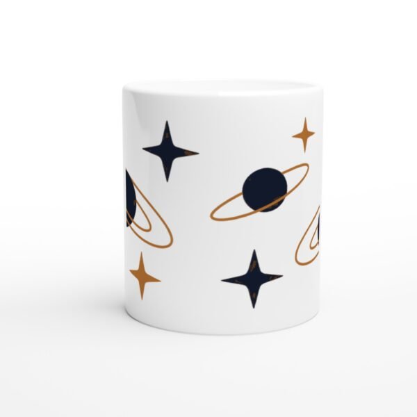 Mug African Galaxy, astres et orbites