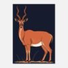 a2fbd619-c028-406a-a4b7-2ed1e5ff9a40.jpg Affiche Antilope, cornes hautes — vue 4