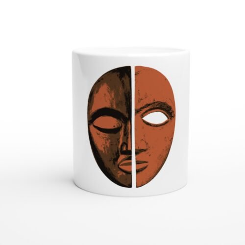 Mug The Spirit Mask, moitié pleine