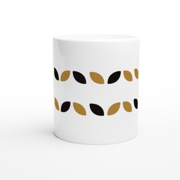 Mug Black & Gold Africa, figures espacées