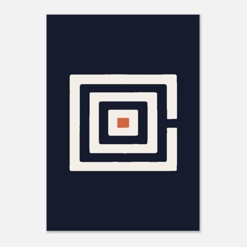 Affiche La Spirale, un symbole plein cadre — vue 2