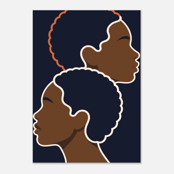 de0a4e6c-e53a-4647-8a0d-f9b8d072294a.jpg Affiche Deux Sœurs, profils superposés — vue 4
