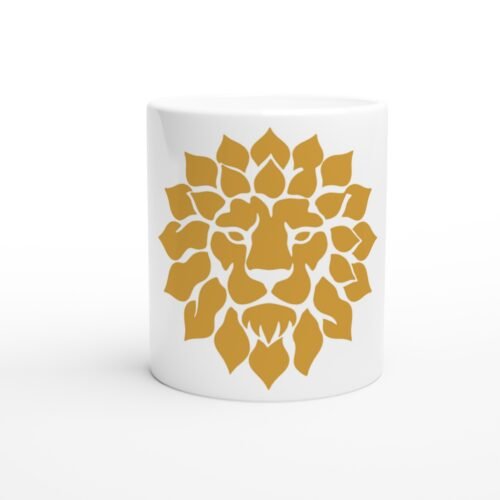 Mug Lion of the Sahel, lion frontal