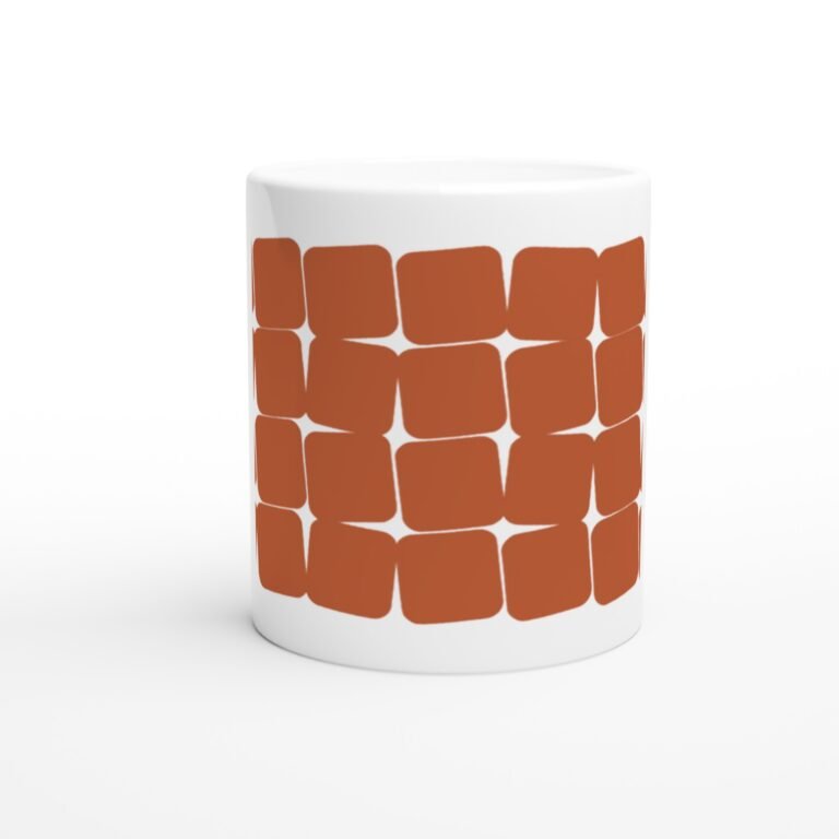 Mug Heritage Pattern, grille de signes, Maison Mélanine