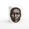 Mug African Cyber Queen, afrofuturisme indigo