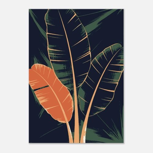 Affiche Feuilles de Bananier, trois découpes — vue 2