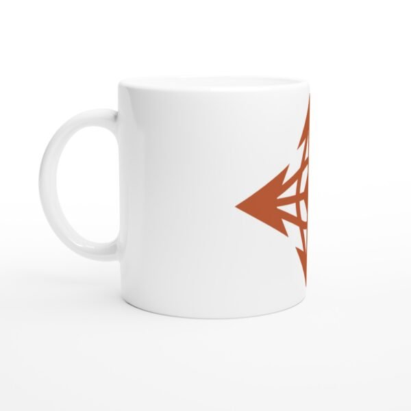 Mug African Sacred Geometry, losange inscrit vue 2