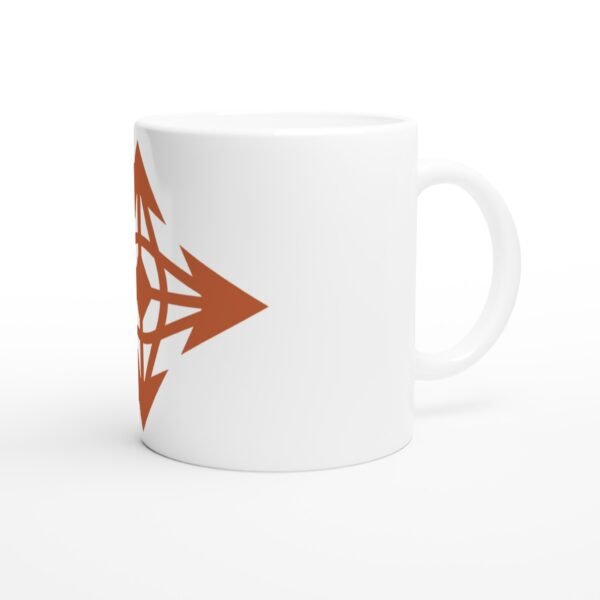 Mug African Sacred Geometry, losange inscrit vue 3