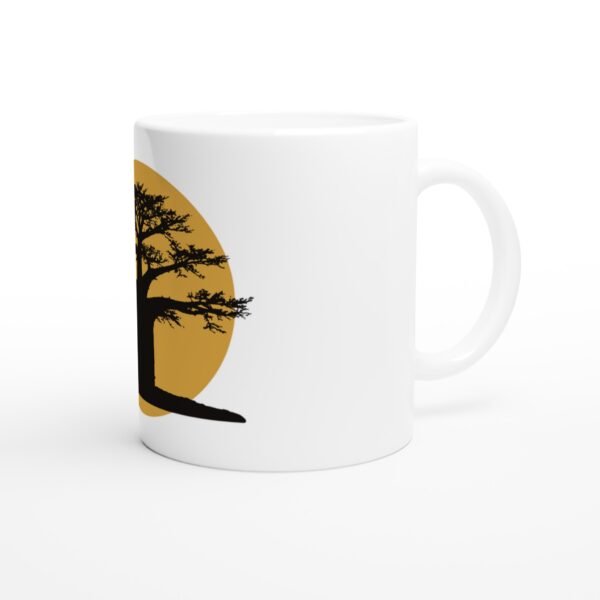 Mug Baobab & Sun, arbre dans le cercle vue 3