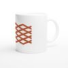 Mug Diamond Heritage, losanges emboîtés vue 3 Mug Diamond Heritage, losanges emboîtés vue 3