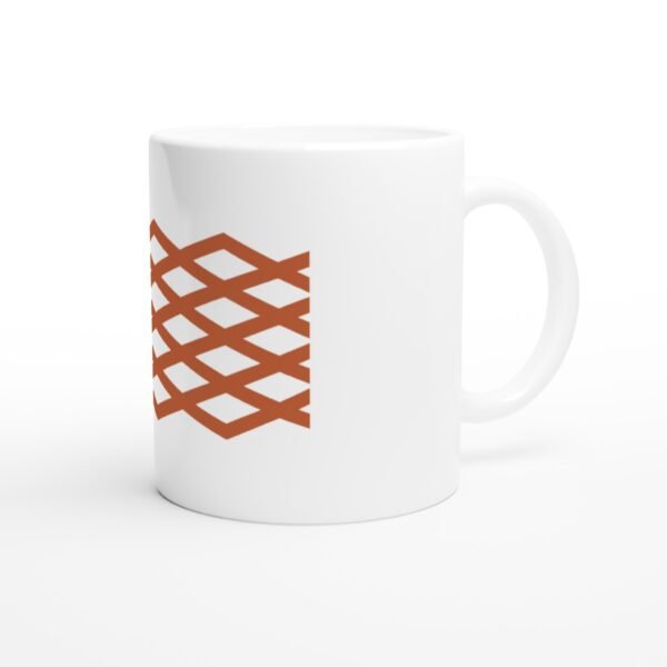 Mug Diamond Heritage, losanges emboîtés vue 3 Mug Diamond Heritage, losanges emboîtés vue 3