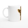 Mug Giraffe Geometry, robe en polygones vue 2