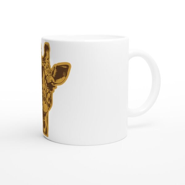 Mug Giraffe Geometry, robe en polygones vue 3