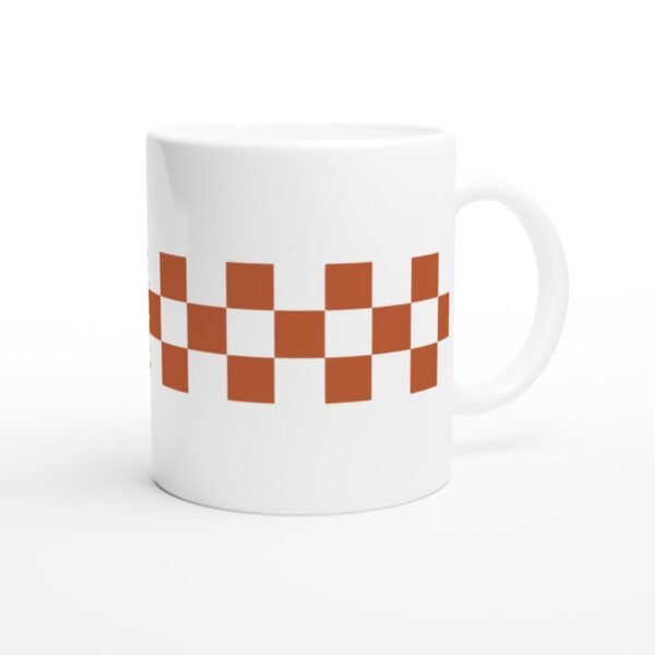 Mug Royal Geometry, motif tissé — vue 3