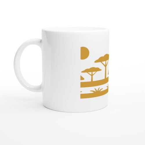 Mug Savanna Geometry, savane réduite vue 2