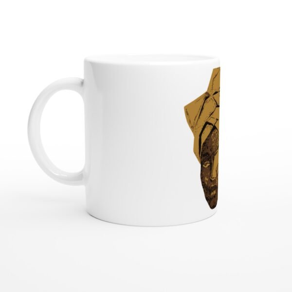 Mug The Golden Woman, headwrap vue 2