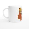 Mug Woman & Flowers, floral géométrique vue 2